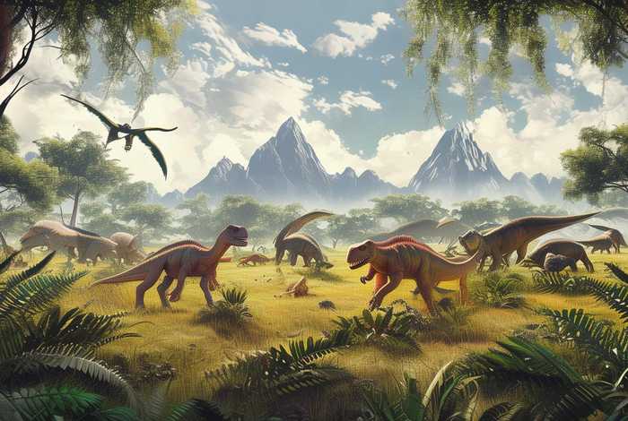 恐龙生活在什么地方图片大全，恐龙生活在什么地方视频