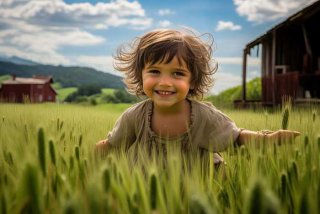 孩子的农家生活 孩子的农家生活说说