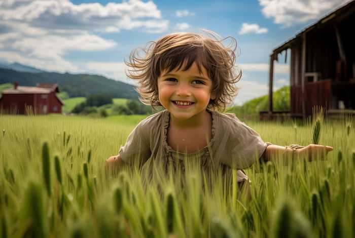 孩子的农家生活 孩子的农家生活说说