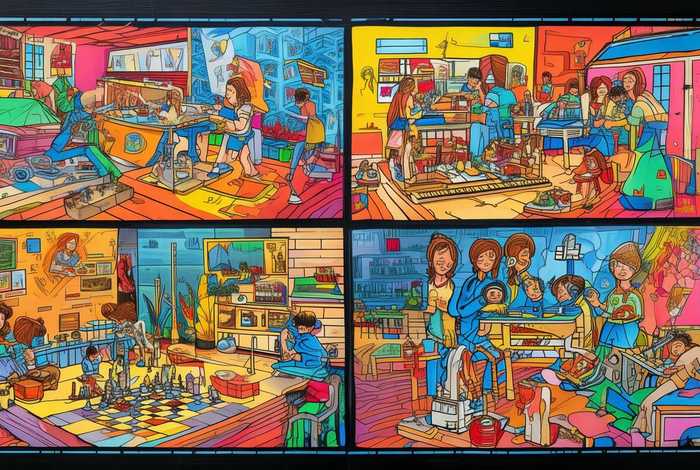 多姿多彩的课余生活，多姿多彩的课余生活手抄报