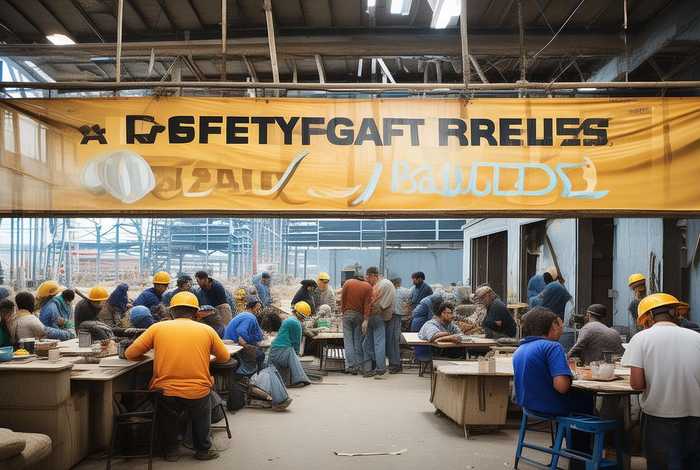 建筑工地生活区标语；建筑工地生活区标语怎么写