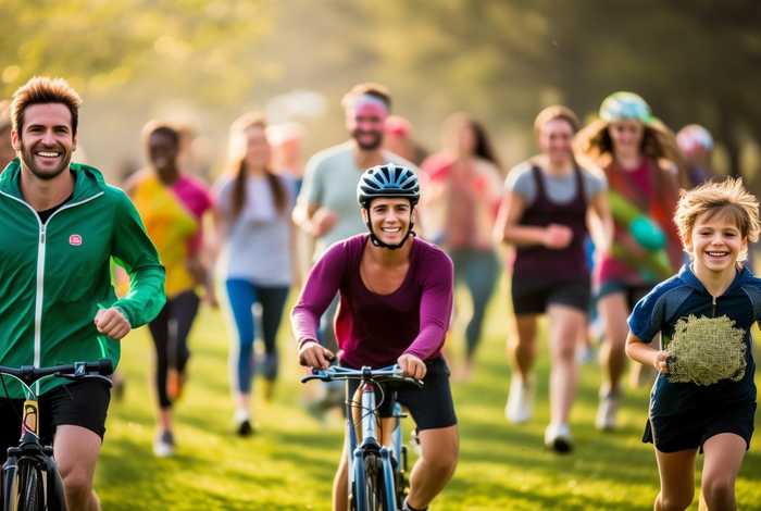 快乐运动健康生活英语，健康运动 快乐生活