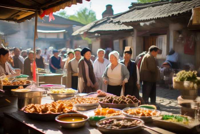 古镇生活vlog；古镇生活从美食开始