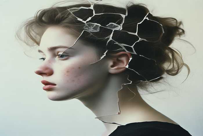 侧脸生活照片破碎感女自然型、侧脸女生真实生活照片