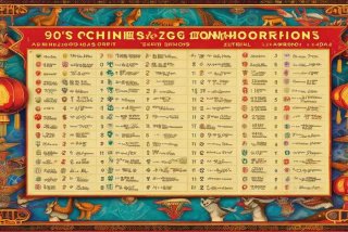 90后生肖年龄对照表 90后生肖年龄对照表大全