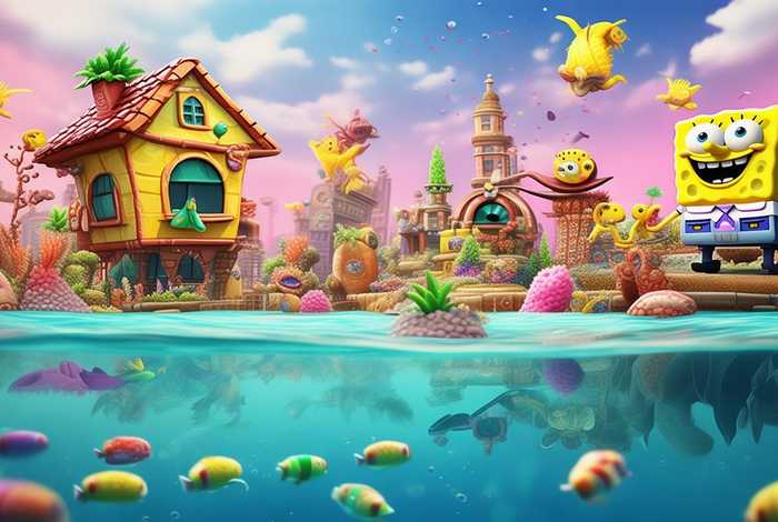 海绵宝宝海底图片（海绵宝宝海底图片高清）