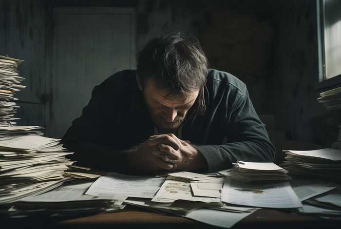 负债的生活举步维艰 负债的痛苦生活