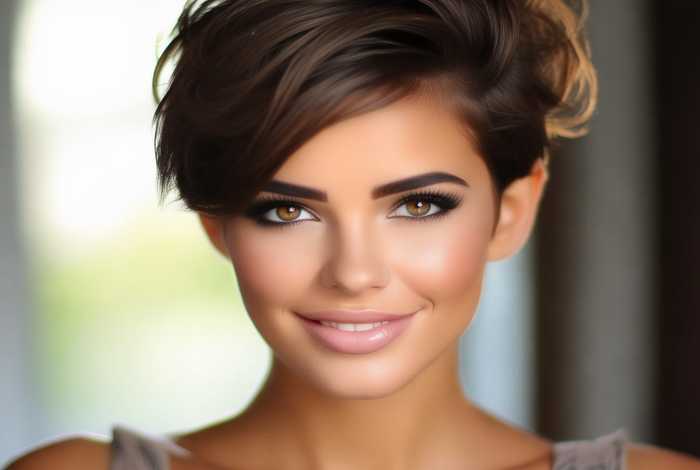 短发女生活照片头像高清，短发女生活照片头像高清图