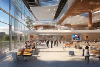 大学生活动中心效果图图片（大学生活动中心效果图图片素材）