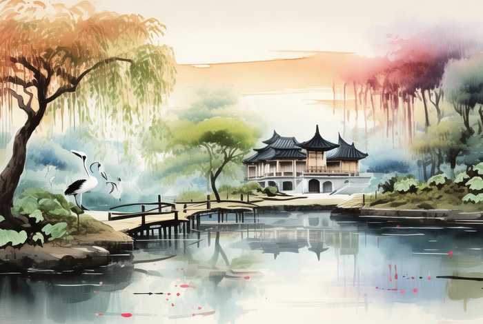 国画生活、国画生活场景