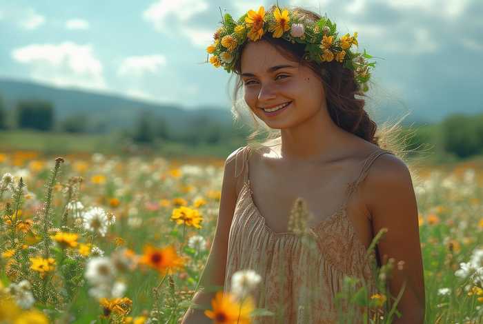 村花在农村的生活状态（农村里的村花）