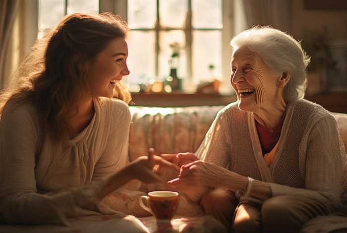 和老太太相处的快乐（和老太太相处的快乐说说）