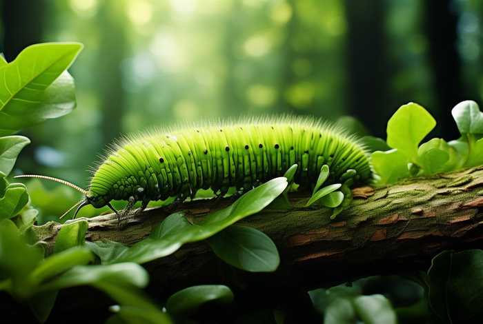 毛毛虫生活在哪里它吃什么；毛毛虫生活在什么样的环境里