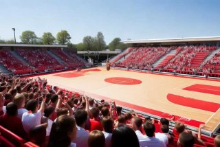 大学篮球场，大学篮球场多吗