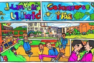 多彩的校园生活手抄报初三、多彩的校园生活,手抄报