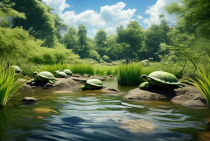 草龟生活环境视频，草龟生活环境视频大全