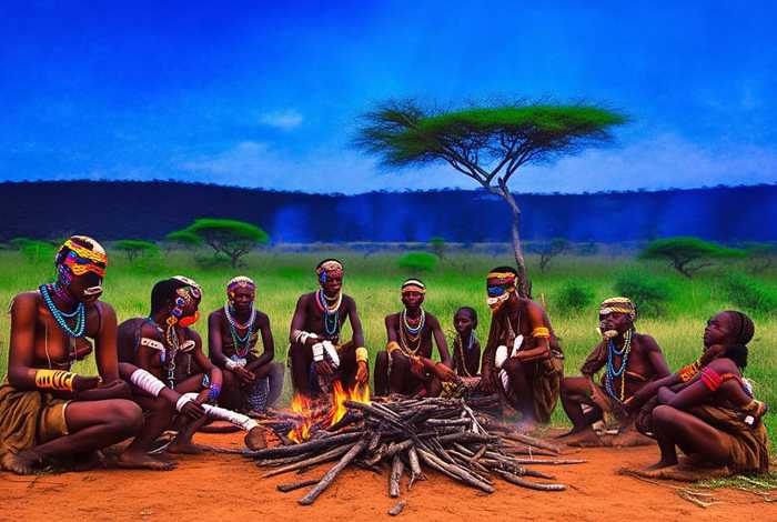 非洲的原始部落（非洲的原始部落唇盘族是怎么生活的）
