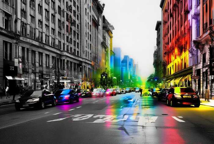 黑白生活变彩色的生活（黑白生活变彩色的生活图片）