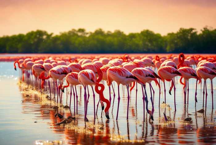 火烈鸟生活在哪里吃什么(火烈鸟生活在什么样的环境里?) 火烈鸟生活在哪里吃什么(火烈鸟生活在什么样的环境里?)