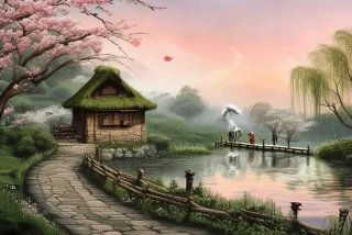 关于田园生活的古诗词村居 - 关于田园生活的古诗词5首