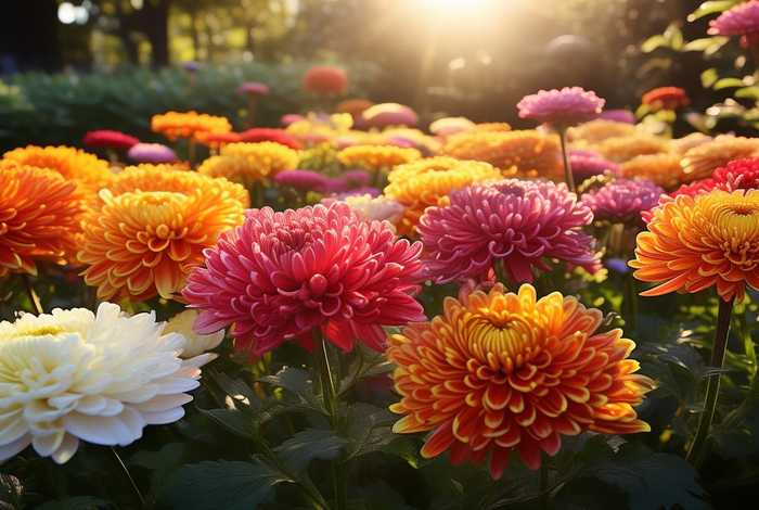 菊花的生活环境和主要特征描述 - 菊花的生活环境和主要特征描述作文