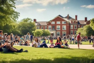 关于校园生活的一段话；关于校园生活的一段话英语