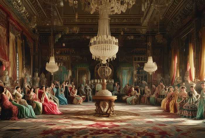 皇帝的后宫奢侈生活；皇上的后宫都有什么