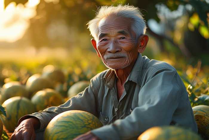 卖瓜老李头的幸福晚年、看瓜老李头的晚年幸福