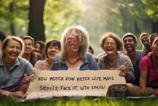 不管生活有多苦涩依然要笑着面对，不管生活有多苦涩依然要笑着面对是什么歌