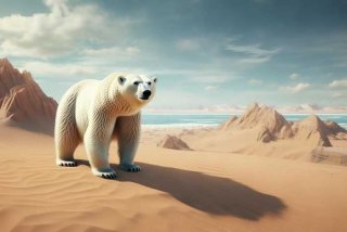 北极熊为什么生长在沙漠（北极熊为什么生长在沙漠里）