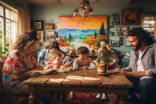 家庭生活作文三百字；关于家庭生活的作文三百字