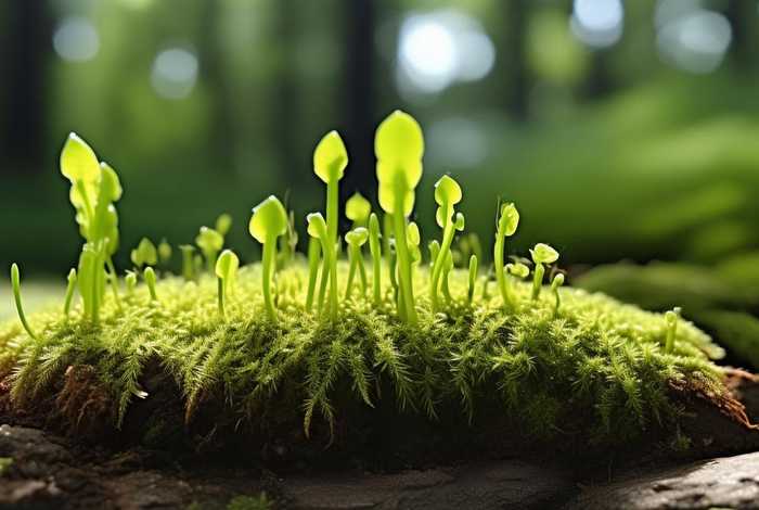 地钱的生活史绘图、地钱的生活史简图