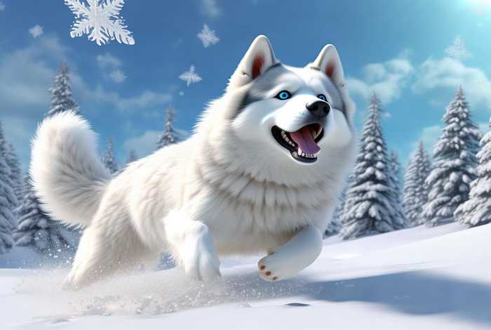 阿拉斯加犬漫画图片、阿拉斯加犬漫画图片可爱