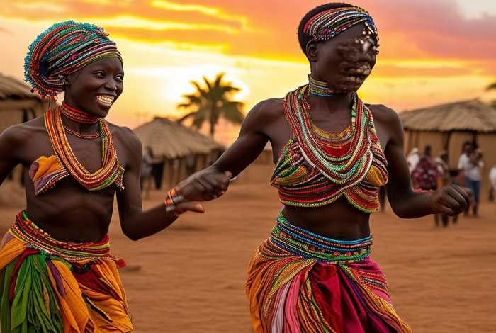 非洲人生活现状视频二人表演唱（非洲人的生活现状小视频）