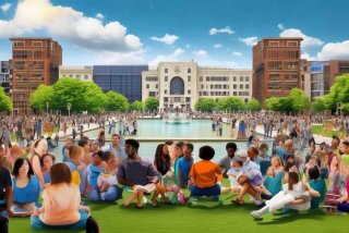 大学生活图画（大学生活图画的文字描述）