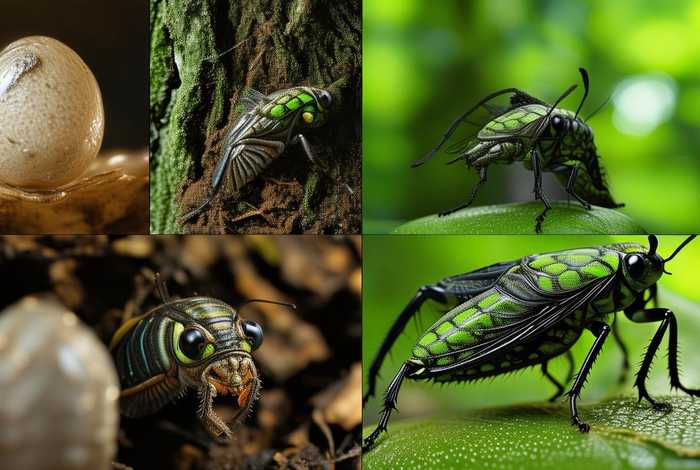蝉的生活习惯照片（蝉的生活史图片）