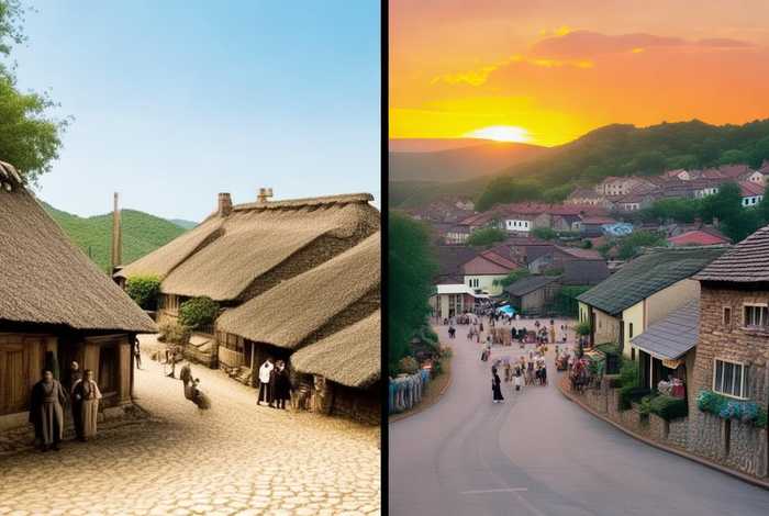 过去与现在的生活变化、过去与现在的生活变化作文800字