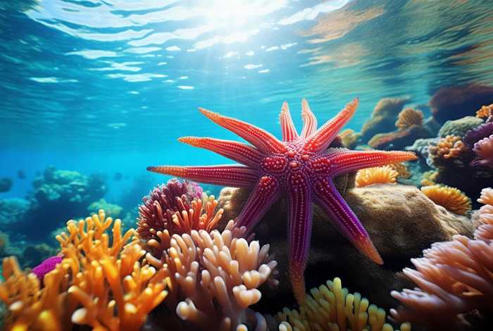 海星生活在什么地方图（海星是生活在什么地方的）