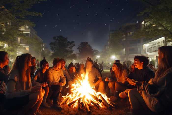 大学夜生活素材；大学夜生活素材视频