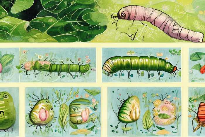 蚕的生活日记；蚕生活日记手抄报