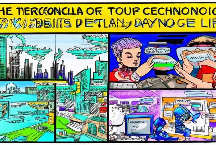 科技发展对生活的影响的手抄报 - 科技发展对生活的影响的手抄报图片