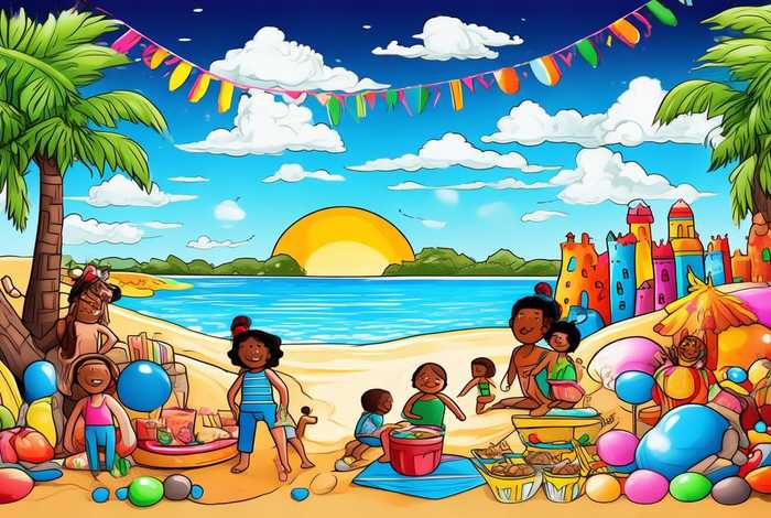 丰富色彩的假期生活手抄报；丰富色彩的假期生活手抄报图片