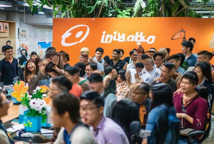 快乐工作 认真生活阿里巴巴，快乐工作认真生活阿里巴巴