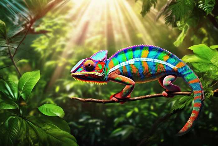 变色龙生长在哪里，变色龙生长在哪里图片