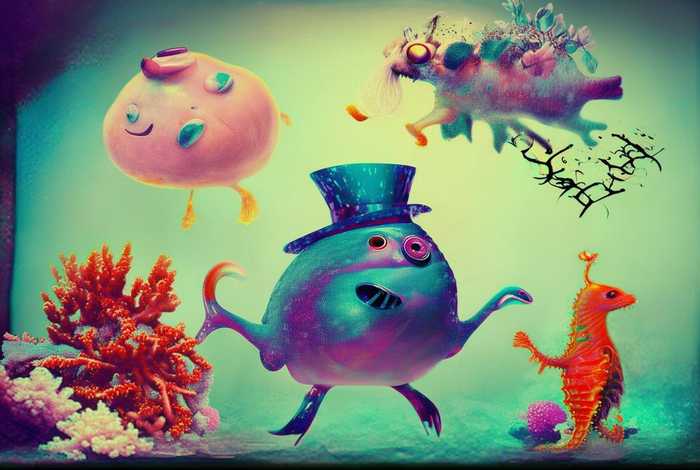 海绵宝宝海底四怪 - 海绵宝宝海底四怪图片