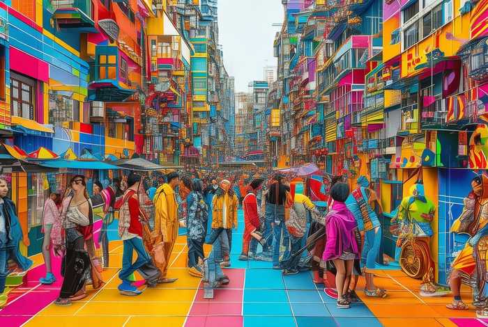 彩色的生活抖音模板，彩色的生活抖音模板图片