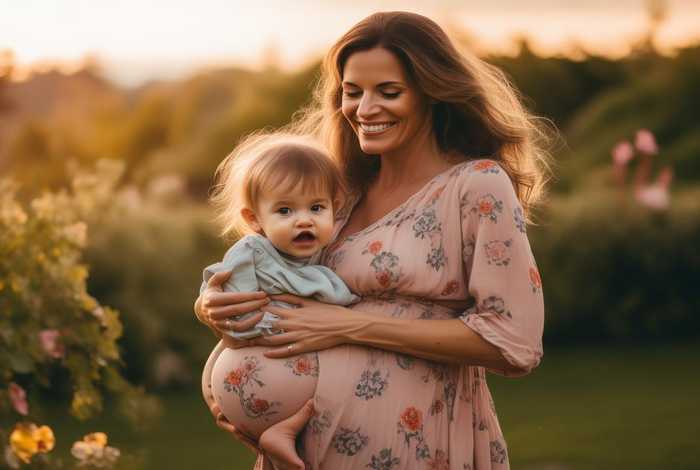 点点妈，点点妈妈大肚子