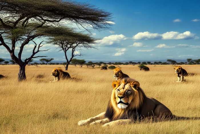 非洲狮子生活在哪里;非洲狮子生活在哪里呢 非洲狮子生活在哪里;非洲狮子生活在哪里呢