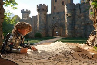 城堡生活才开始漫画；城堡 漫画