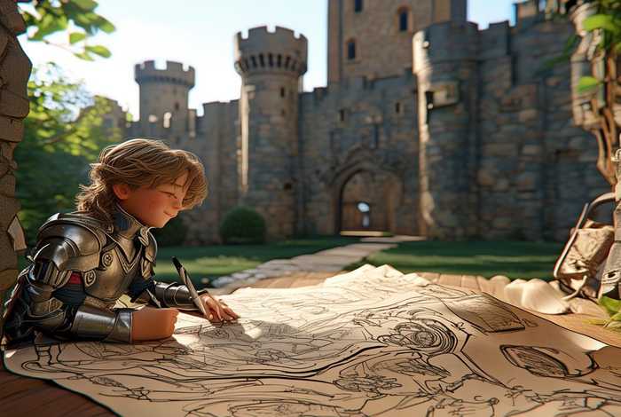 城堡生活才开始漫画；城堡 漫画